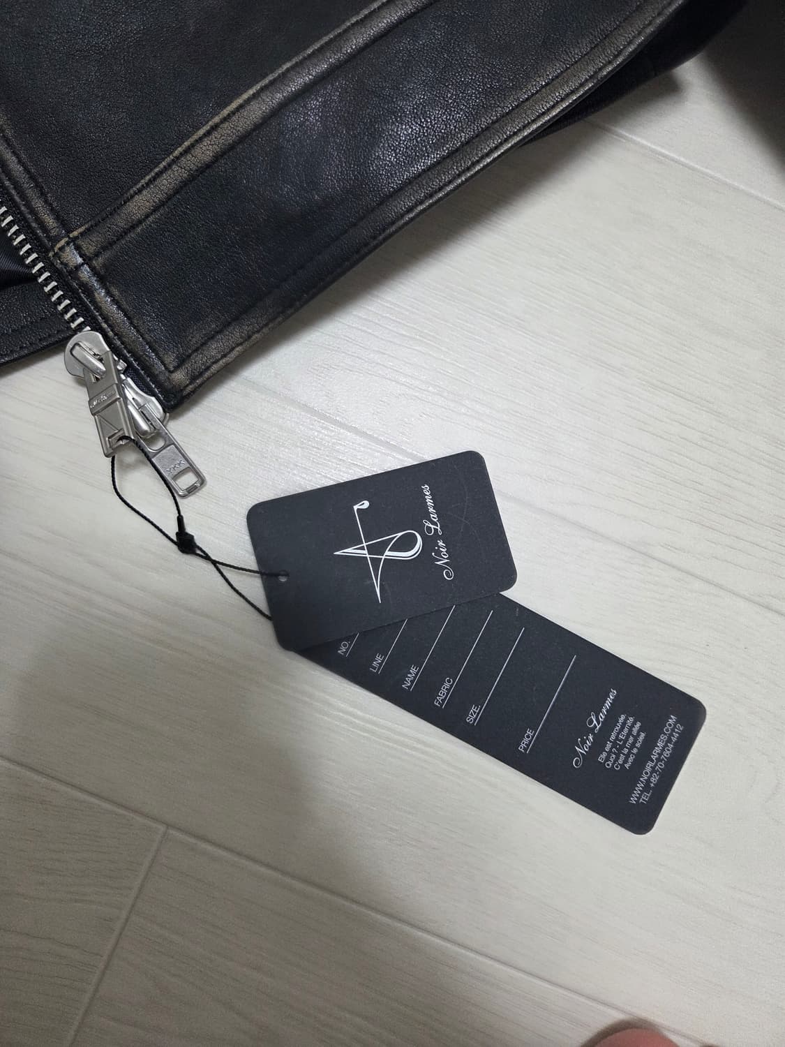 느와르라르메스 new standard leather jacket#2 상품이미지5