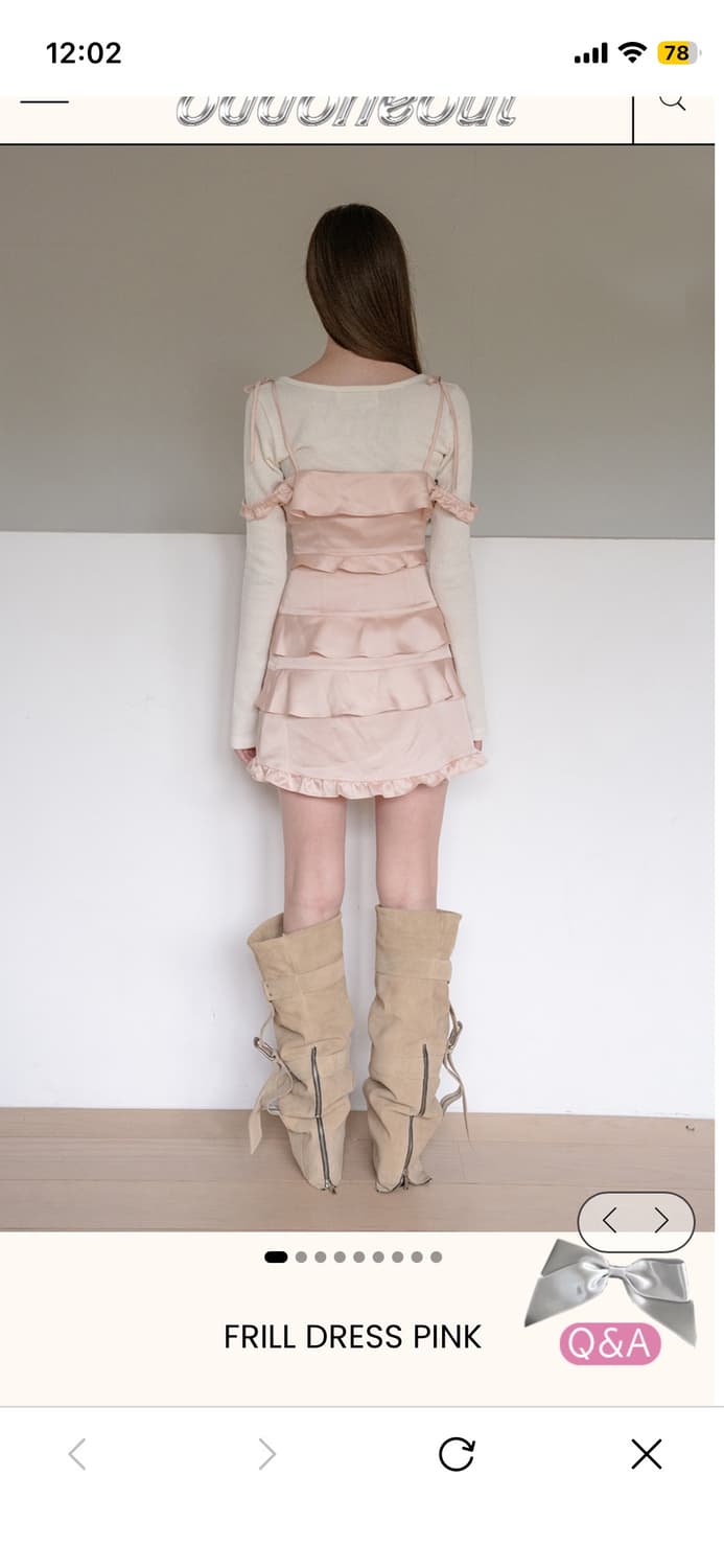 오드원아웃 미니원피스 s 상품이미지6