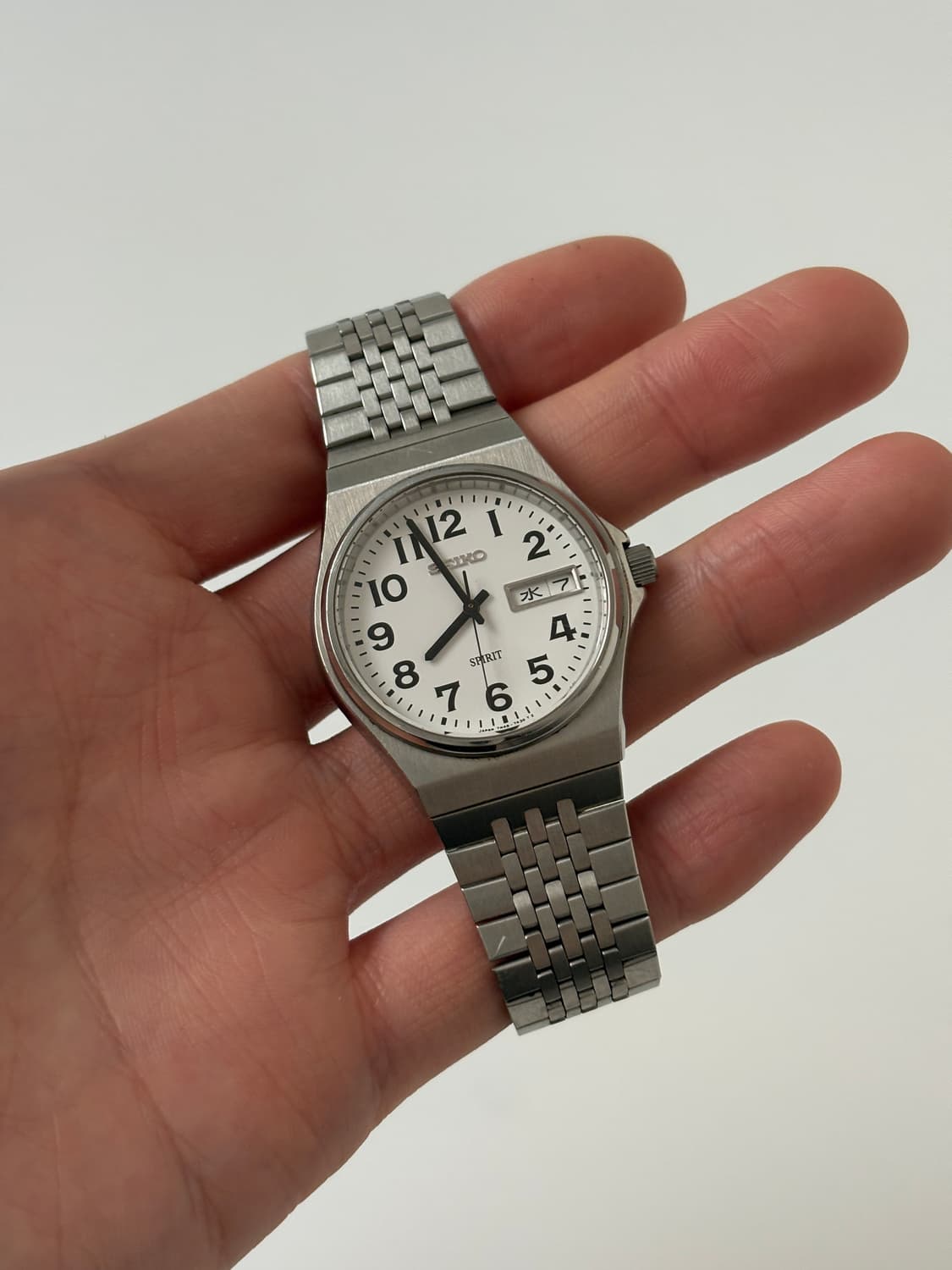 1990s Spirit Arabic Index Silver Quartz  상품이미지2