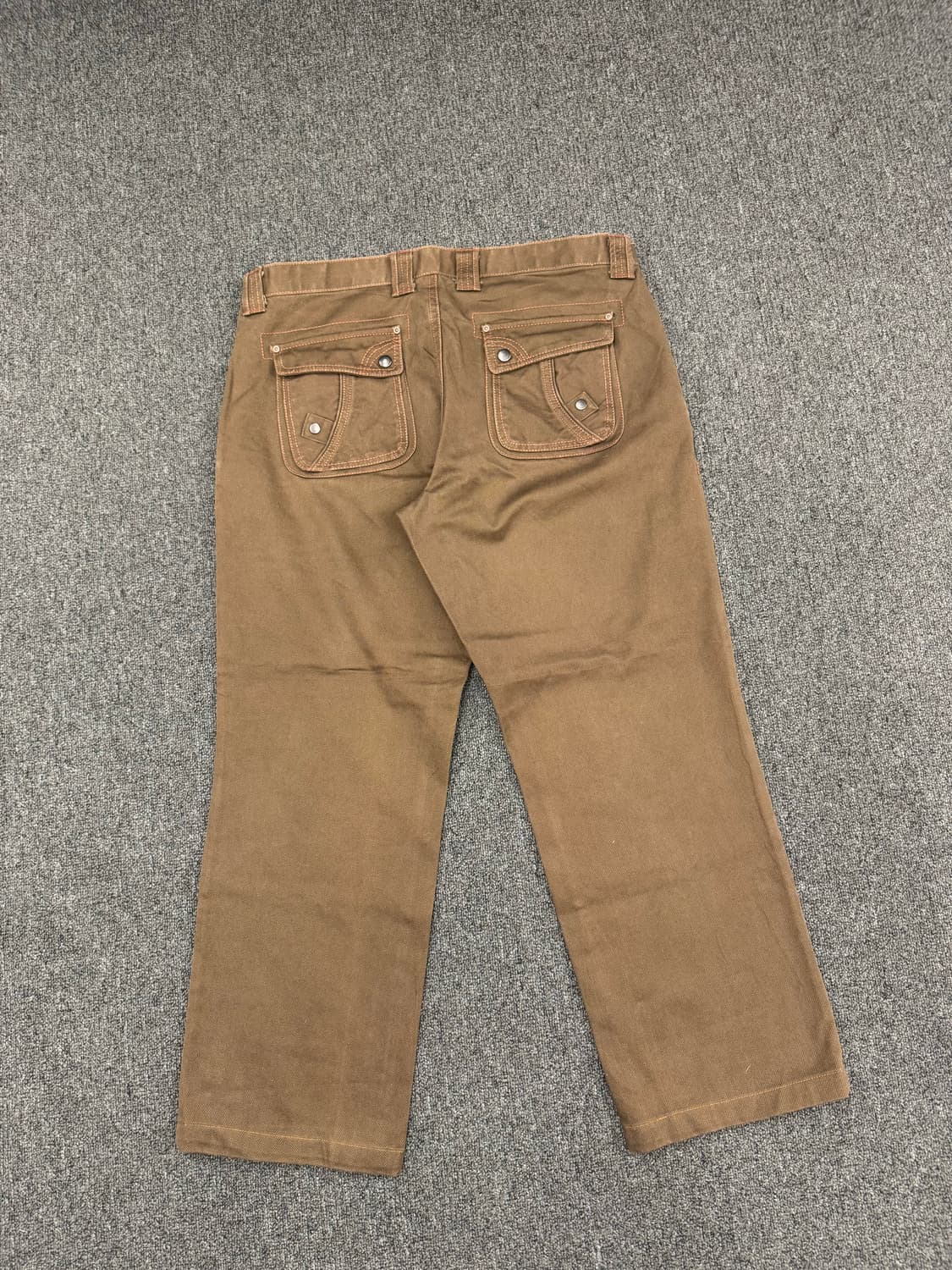 OS)Angee Bros 빈티지 올리브 헤비 코튼 팬츠 상품이미지6