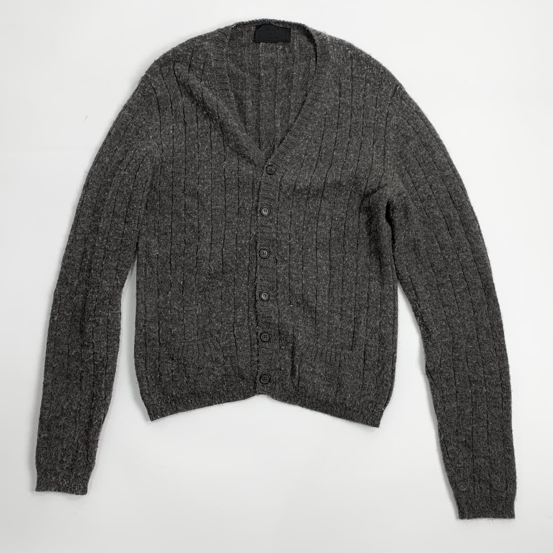 프라다 슈퍼 롱 슬리브 브이넥 가디건 상품이미지5