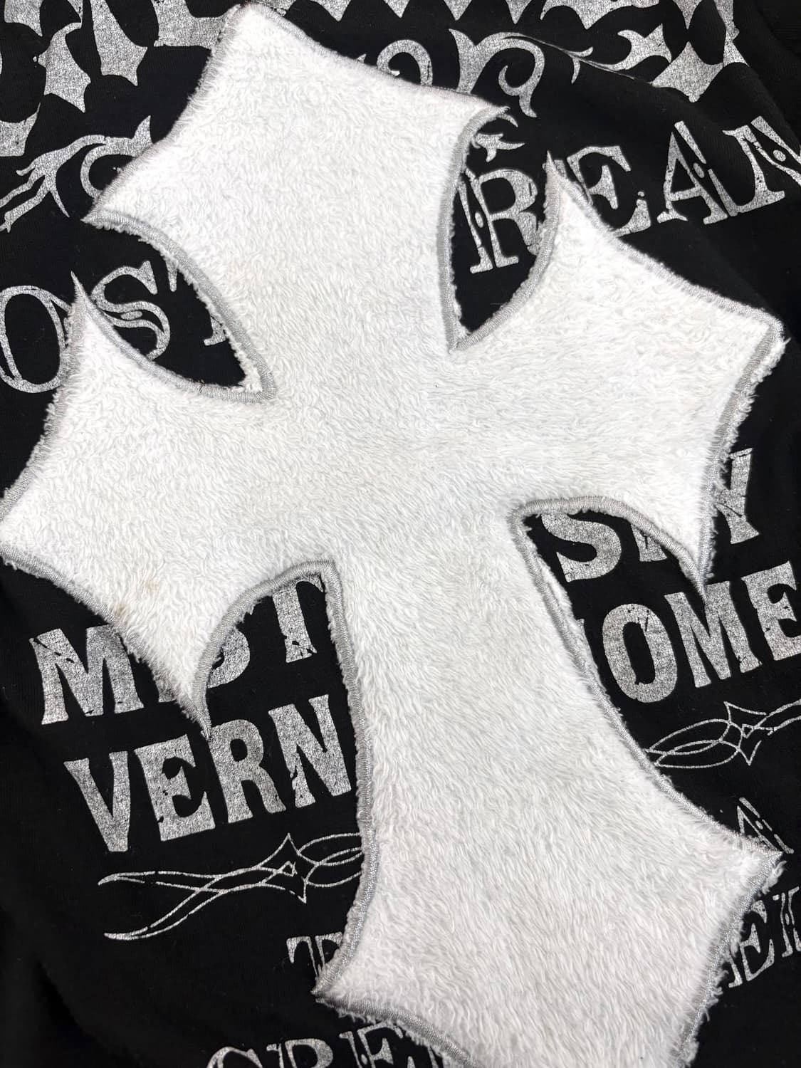 MKR 퍼십자가 레터링 롱슬리브 상품이미지5