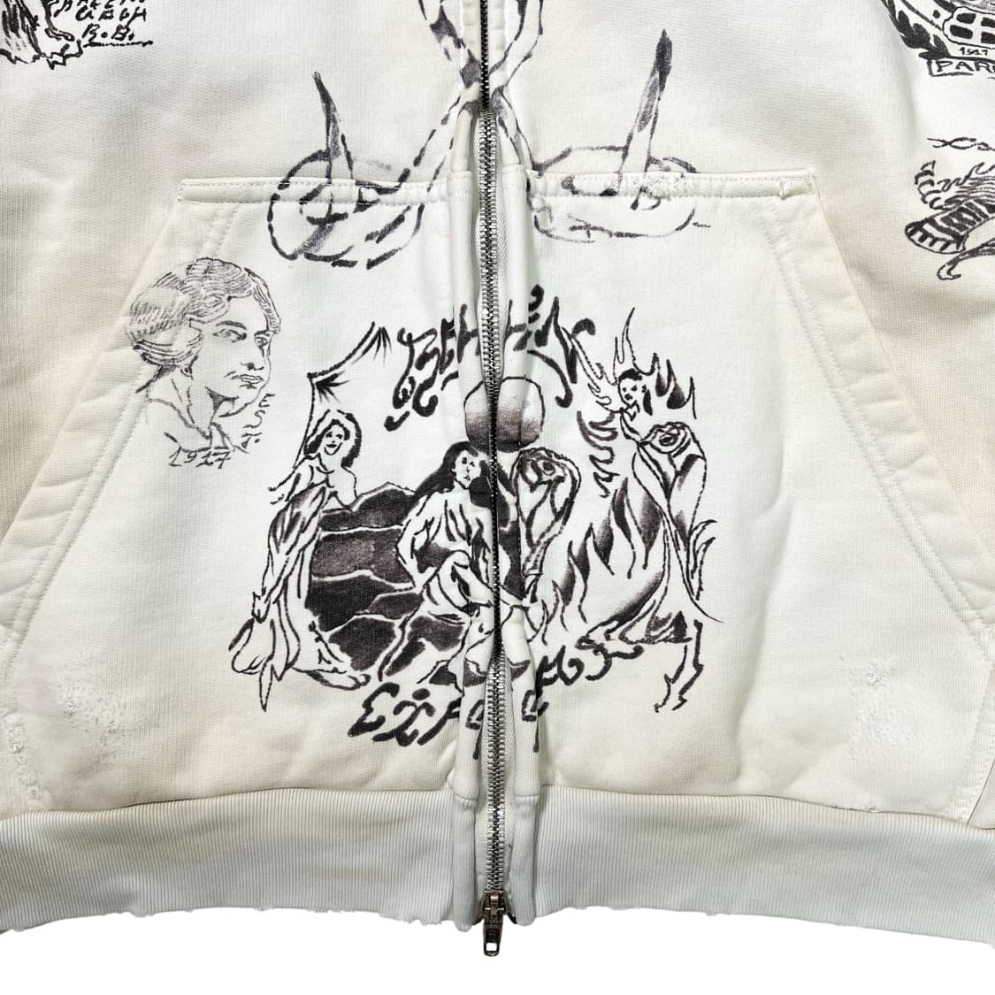 발렌시아가 24ss 타투 후드집업 상품이미지6