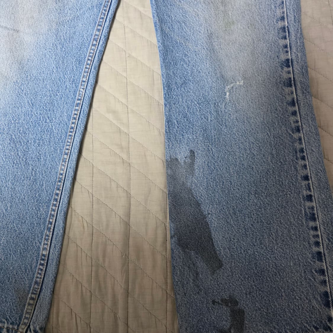 [36X30] 90-00 빈티지 리바이스 517 부츠컷 데님 4 트래쉬드 상품이미지2