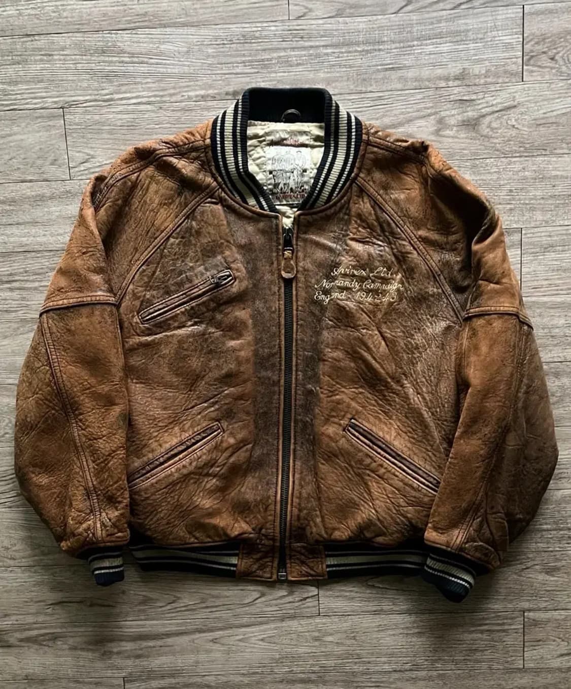 아비렉스 레더 봄버 M 상품이미지2