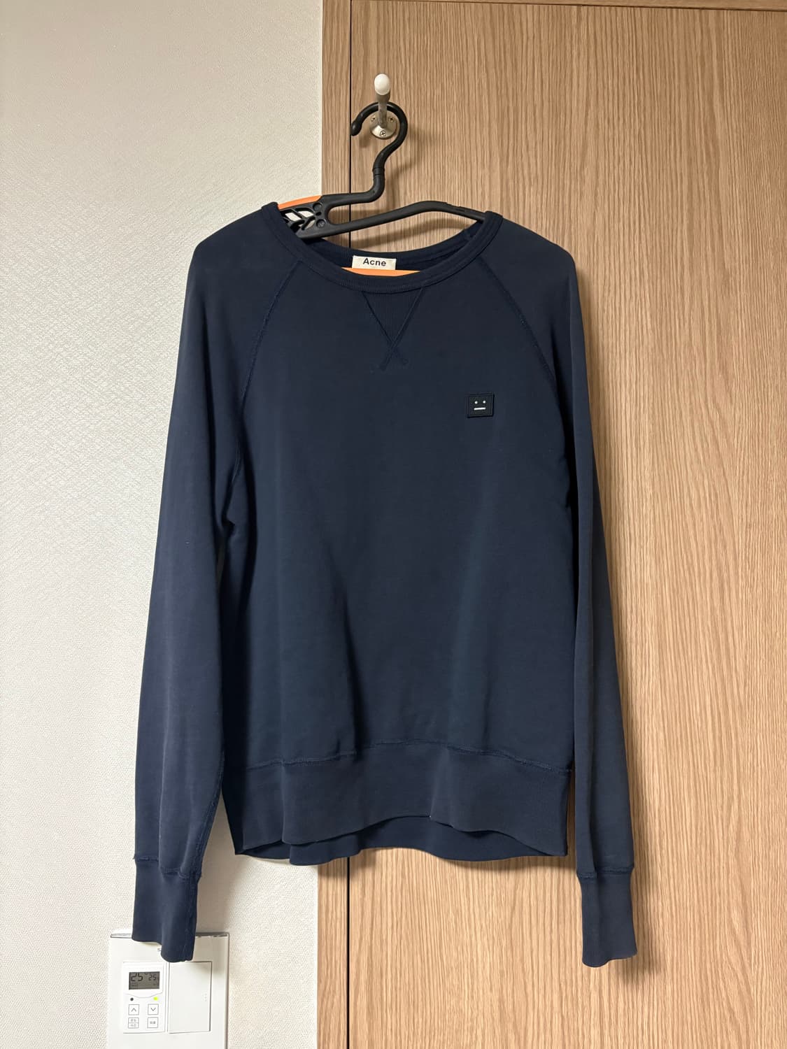 아크네 스튜디오 페이스 패치 스웻셔츠 네이비 XS 상품이미지1