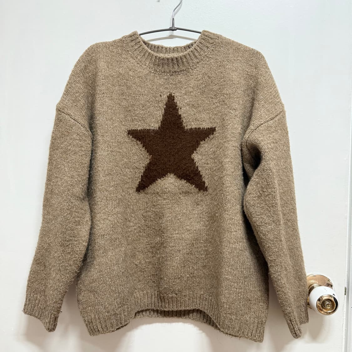 착샷o) 빈티지 폭닥 별 니트 상품이미지2