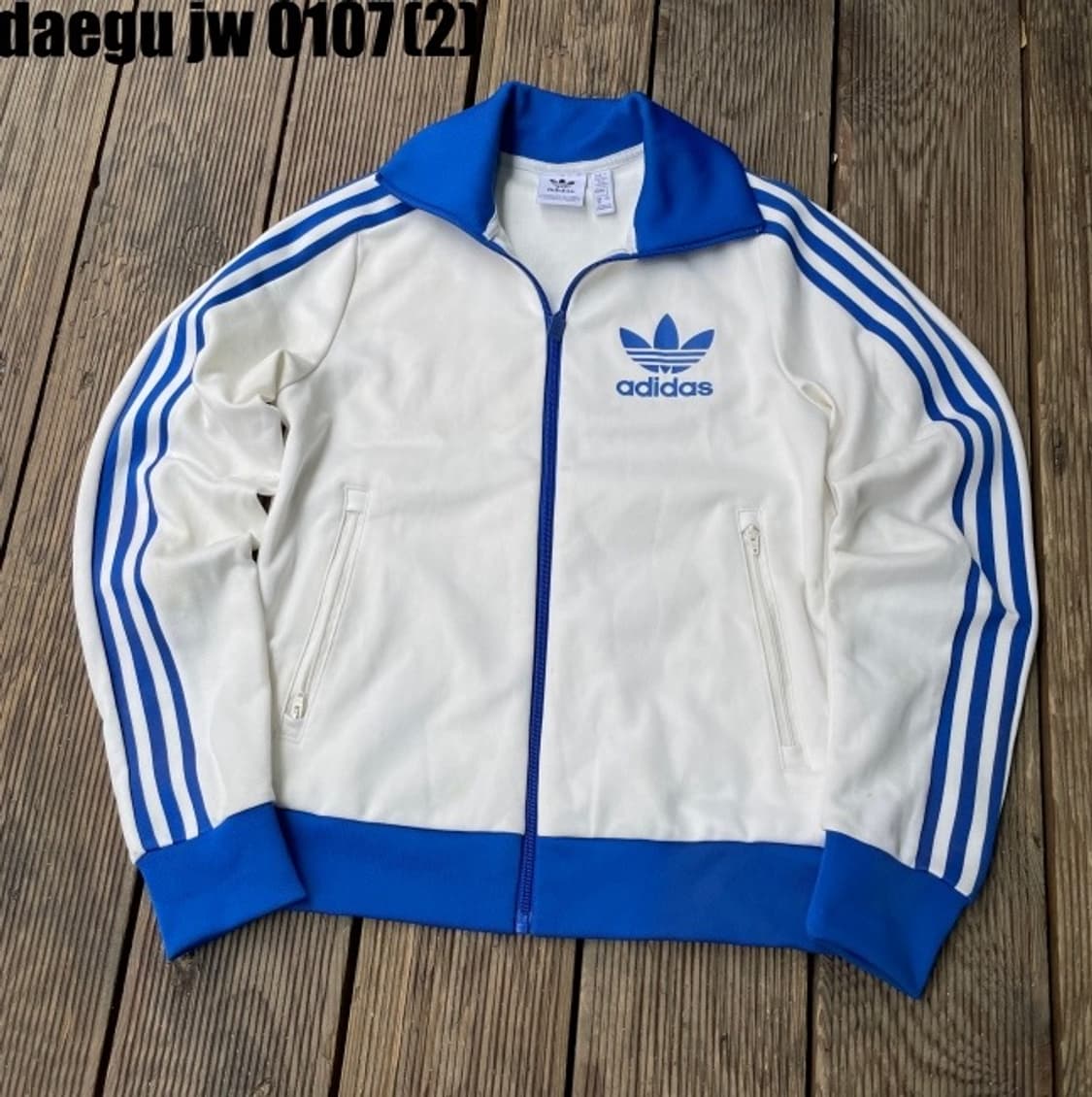 아디다스 파이어버드 져지집업 화이트 상품이미지1