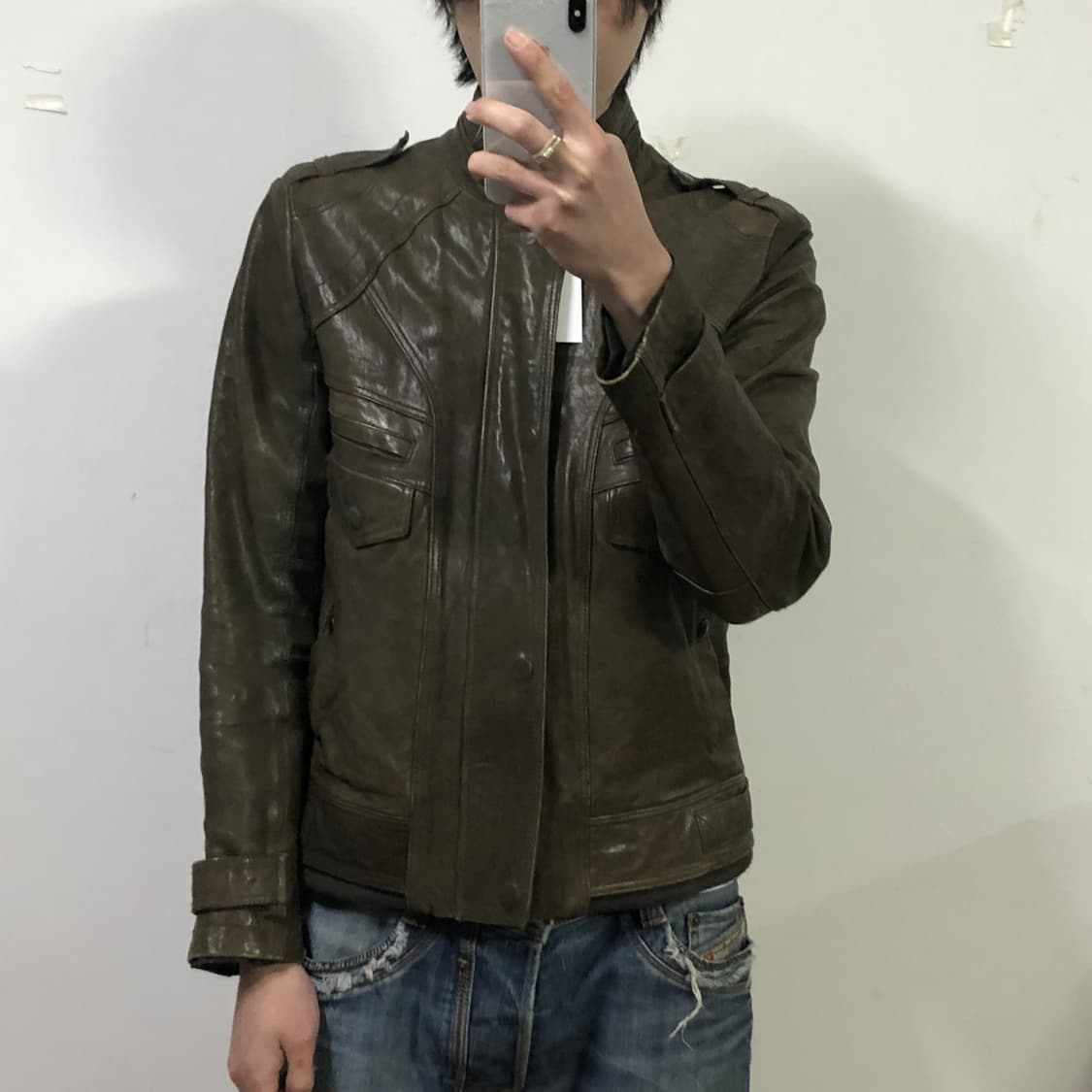 게스 레더자켓 상품이미지3