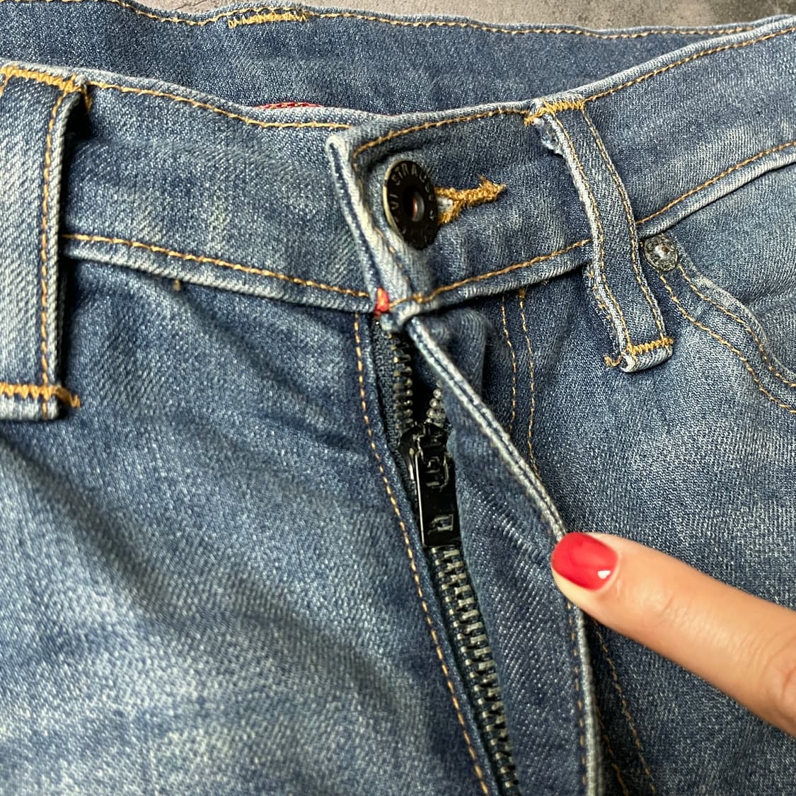 LEVI'S 리바이스511 슬림 스트레이트핏 코튼 데님 팬츠 A00618 상품이미지4