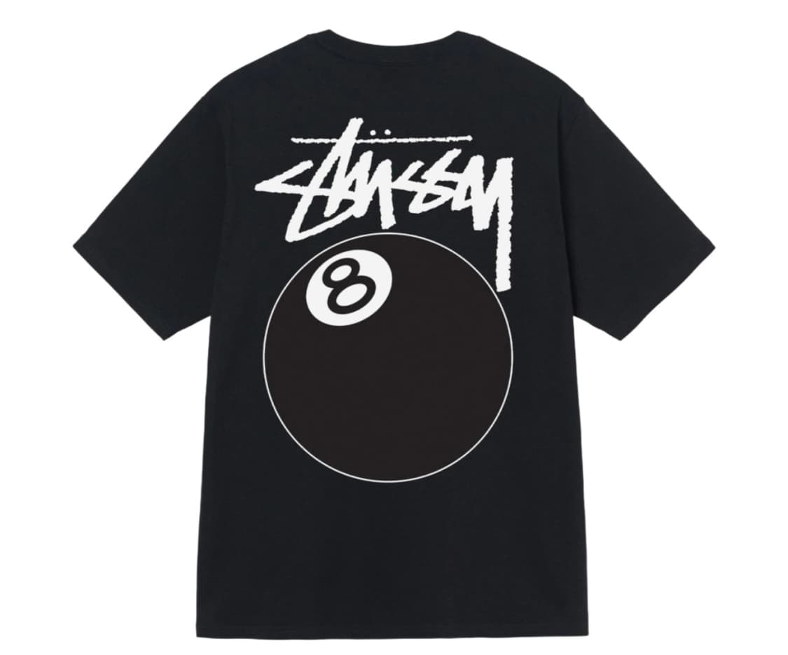 스투시 8볼 티셔츠 블랙 L 상품이미지1