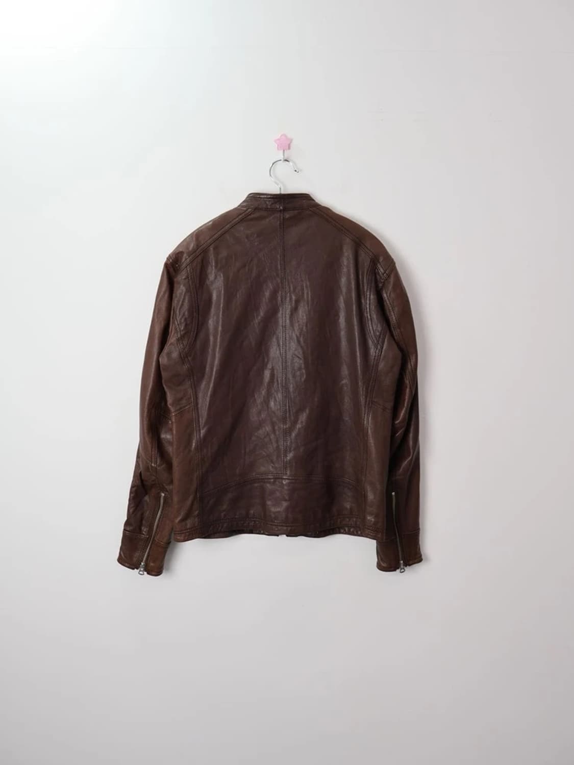 United Arrows Leather Rider Jacket 상품이미지4