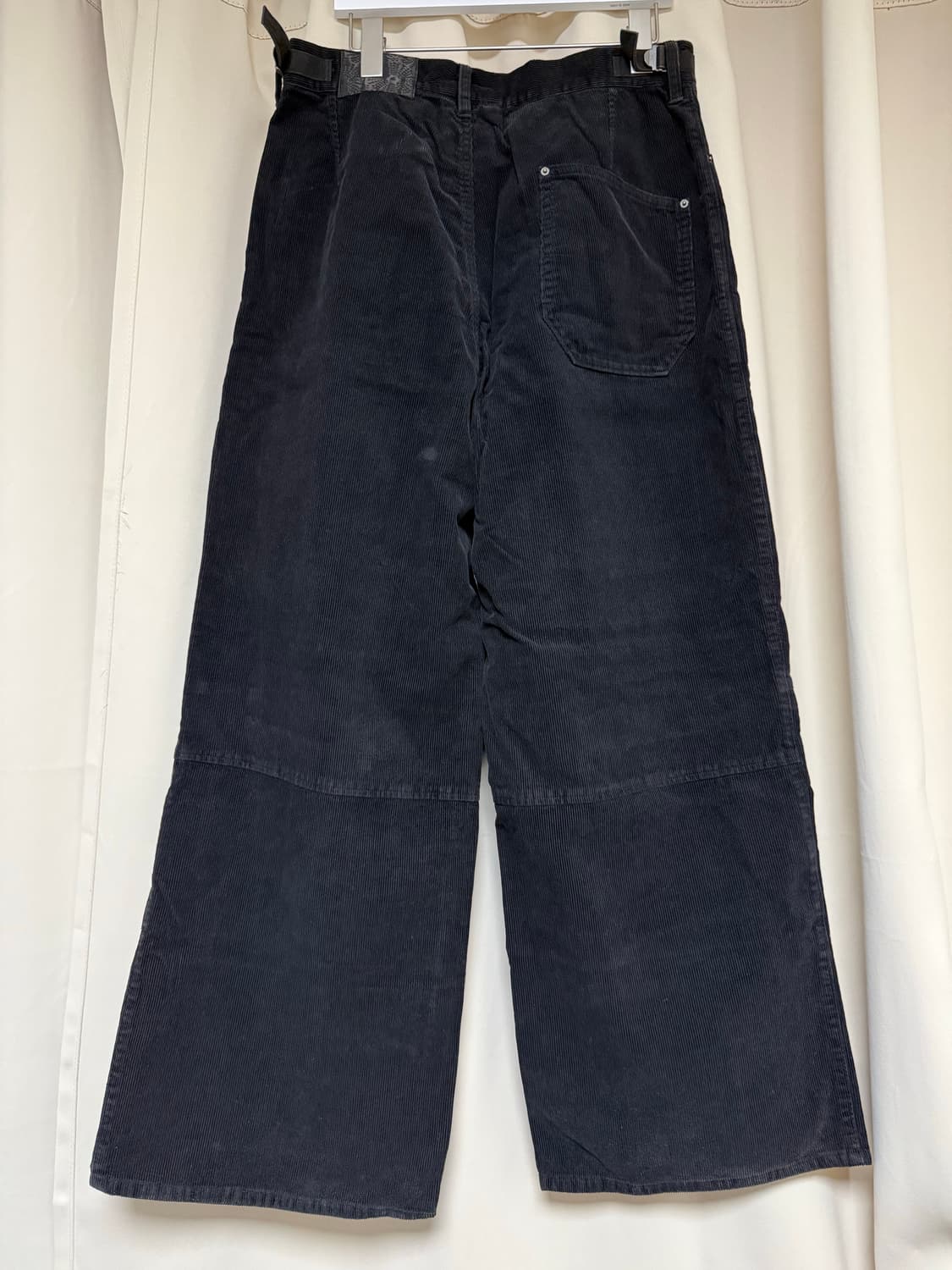 폴리테루 1 턱 고시마 팬츠 코듀로이 블리치드 블랙 3 팝니다 상품이미지2