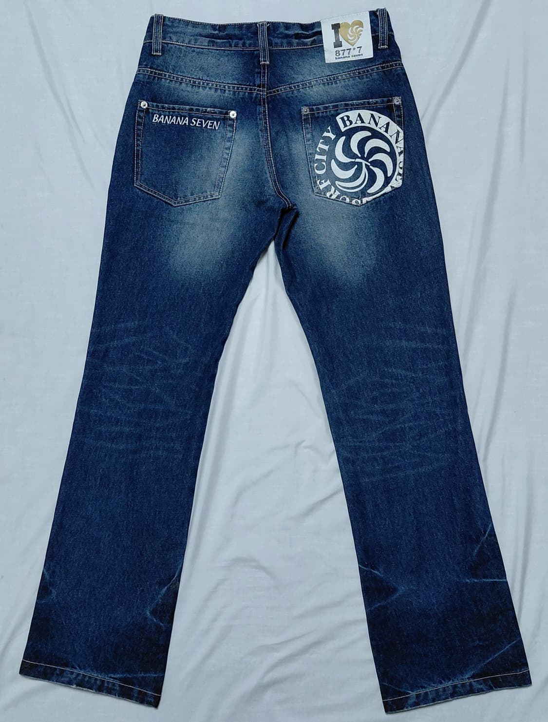 [32] BANANA SEVEN 빅로고 빈티지 데님 팬츠 상품이미지8