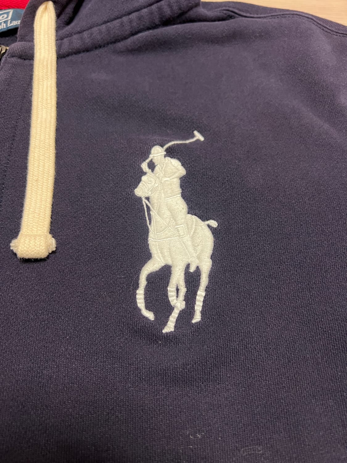 폴로 랄프로렌 네이비 후드집업 XL / 빅포니 로고 상품이미지4