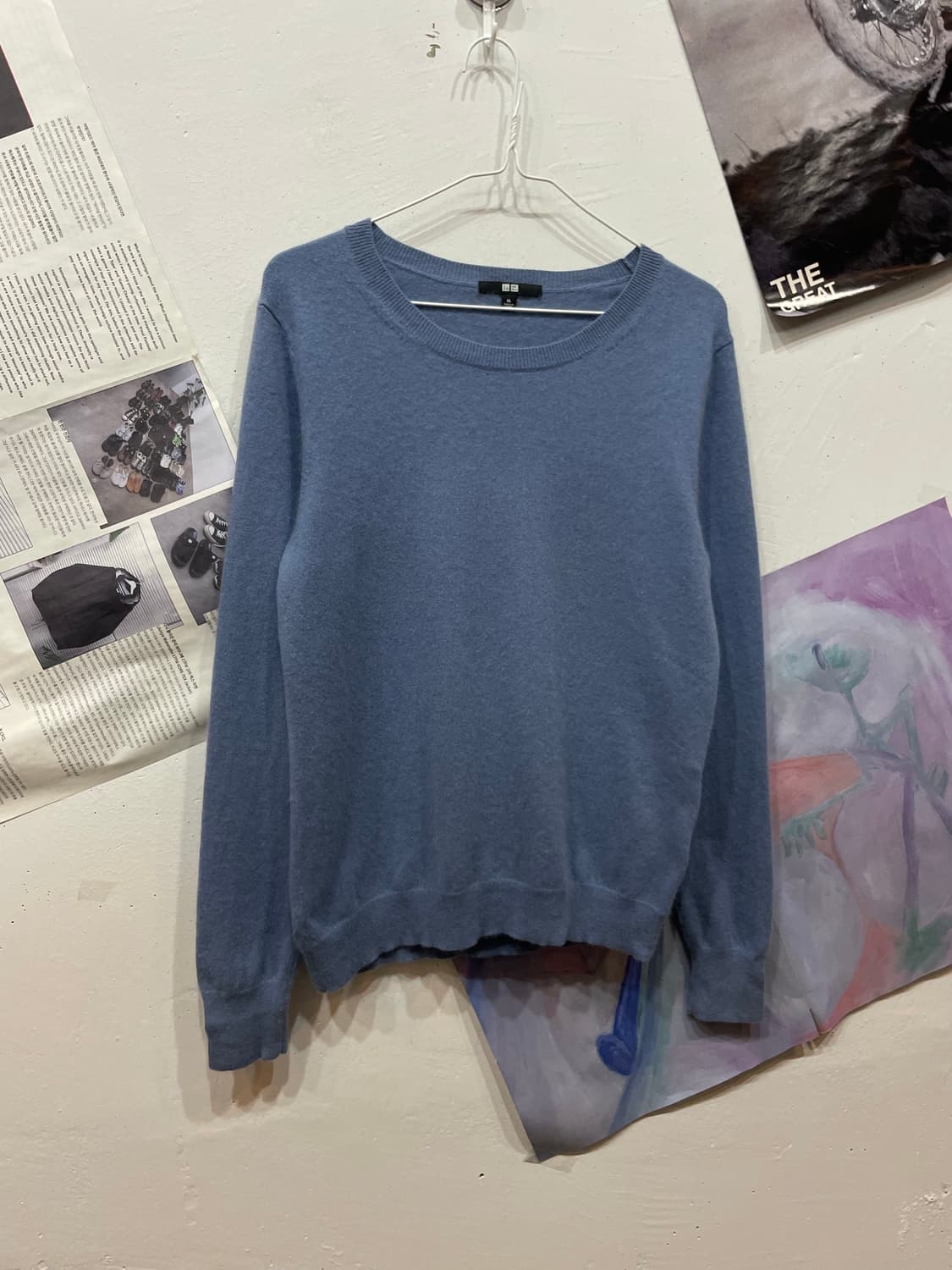 유니클로 캐시미어 100% 니트 XL 우먼즈  상품이미지1