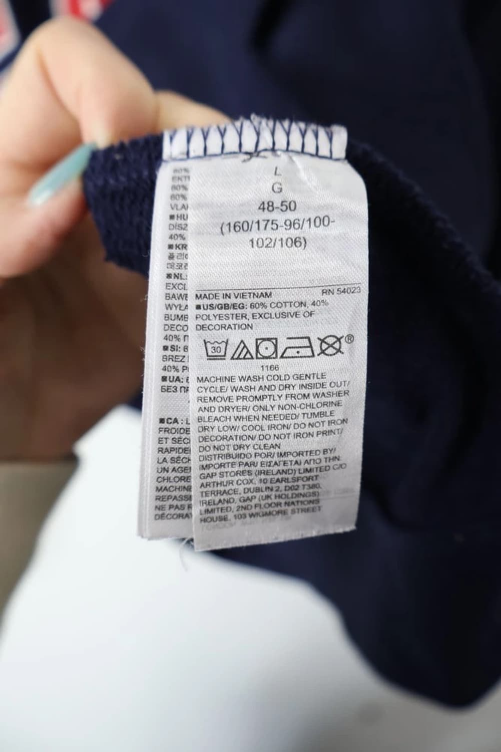 GAP Logo Half Zip Sweatshirt 상품이미지6