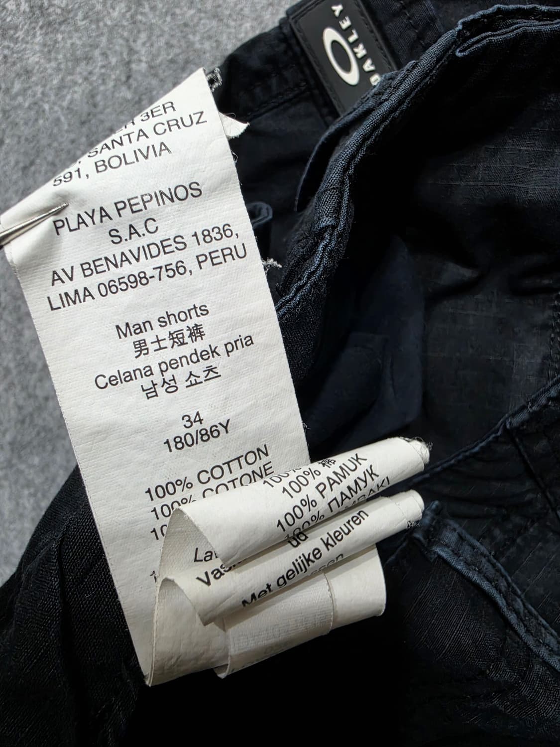 오클리 레귤러핏 카고 하프팬츠 반바지 카고쇼츠 34 상품이미지9