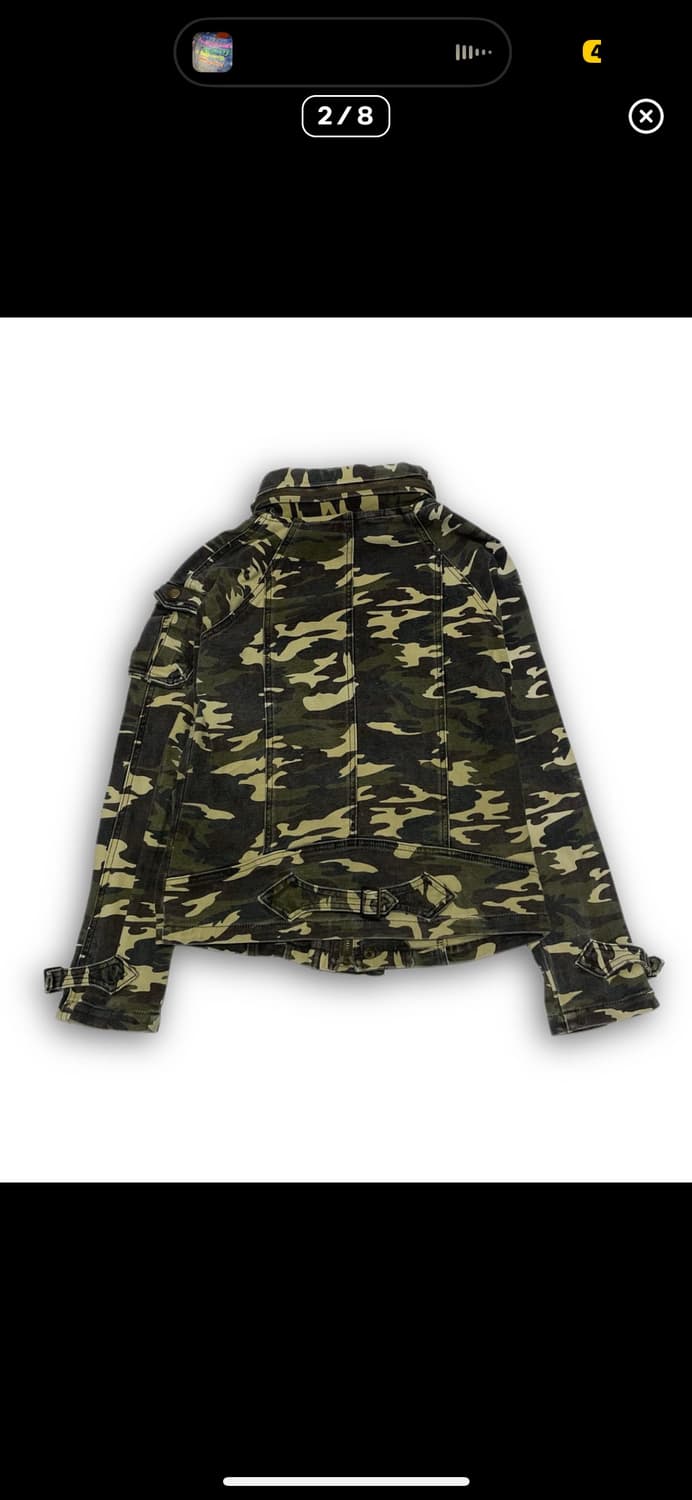 카모플라주 하이넥 자켓 상품이미지4