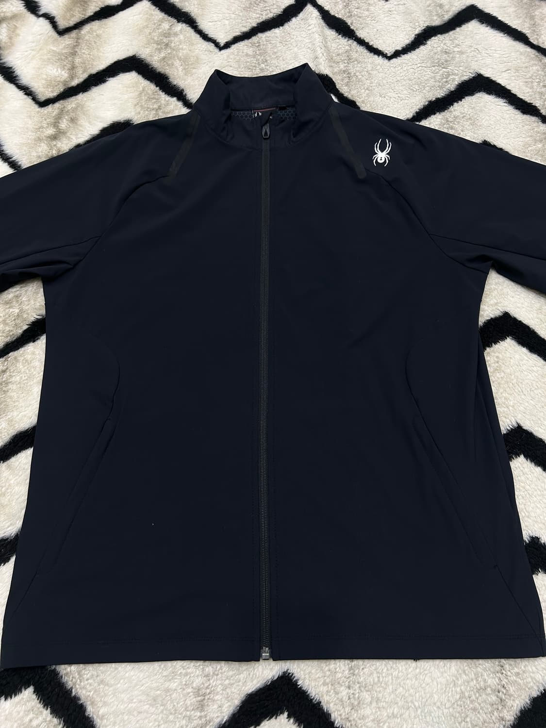 [2XL]스파이더 기능성 긴팔져지/블랙/스판 상품이미지3