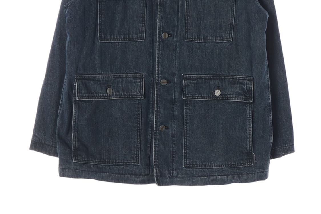 Lee 빈티지 체크 라이닝 데님 초어 코트 M 상품이미지4