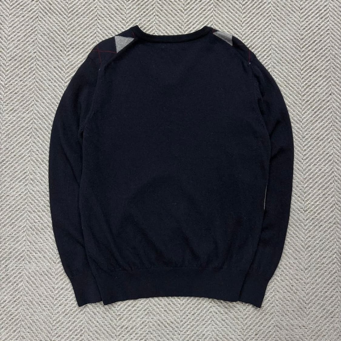 빈폴 아가일 브이넥 니트 v2353 상품이미지2