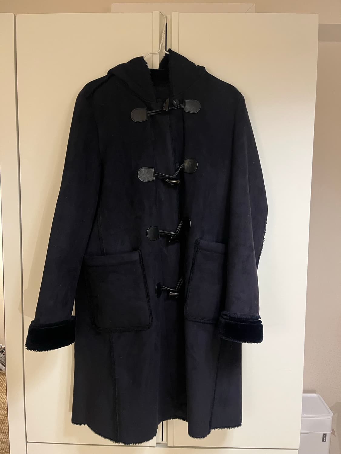 Ilda Woo Young Mi 우영미 후드 더플 무스탕 코트 상품이미지1