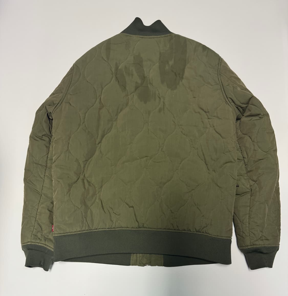 리바이스 퀄팅 봄버 자켓 L 카키 상품이미지2