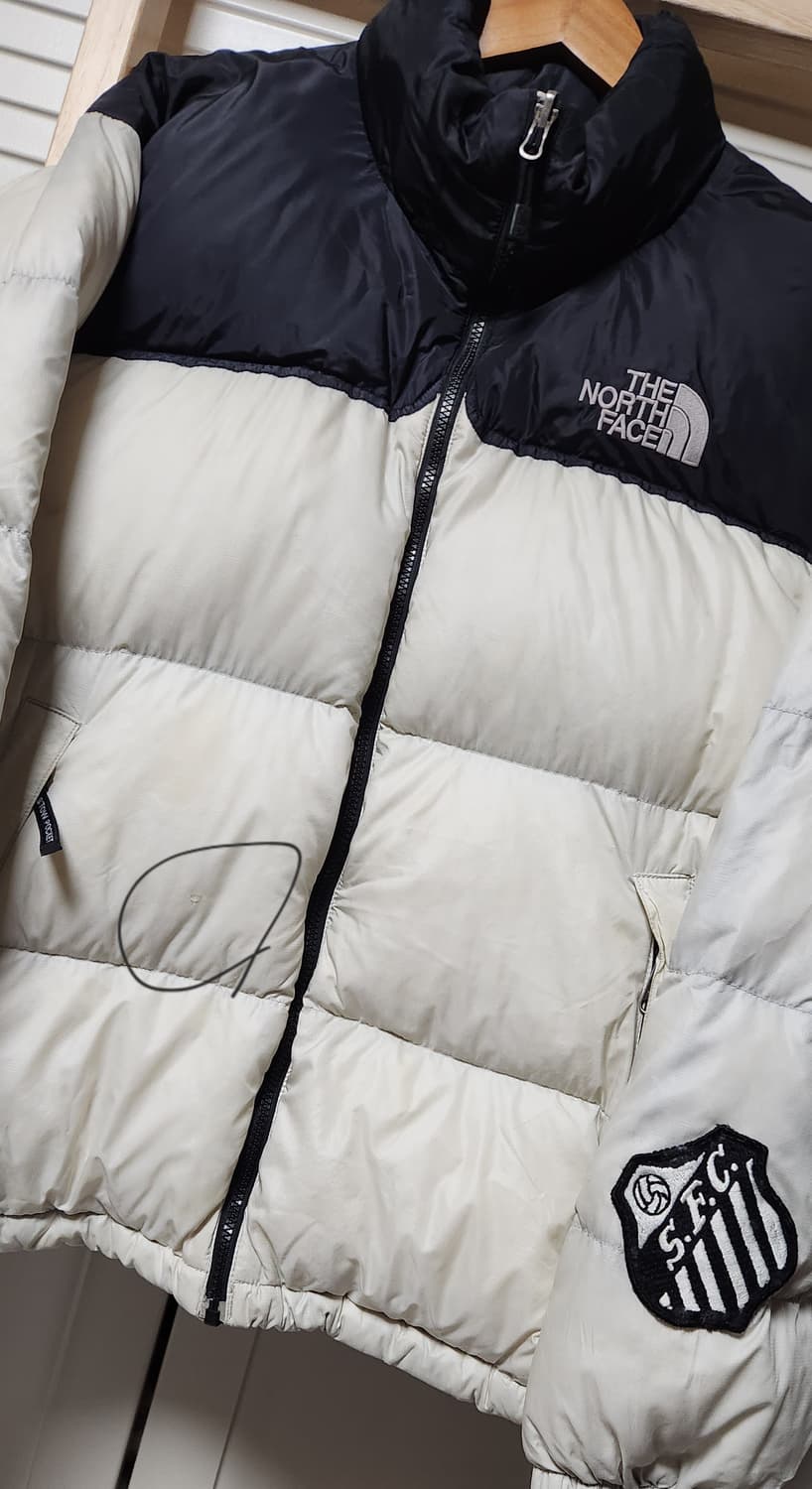 노스페이스 700 눕시 화이트x블랙 패딩 자켓 상품이미지8
