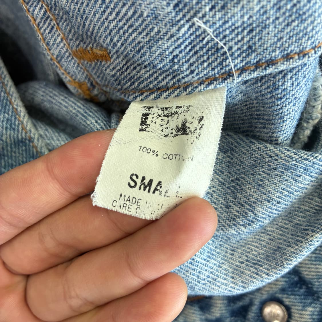 LEVI's  리바이스 USA 90,s 레드탭 70590 트러커 데님자켓 상품이미지7