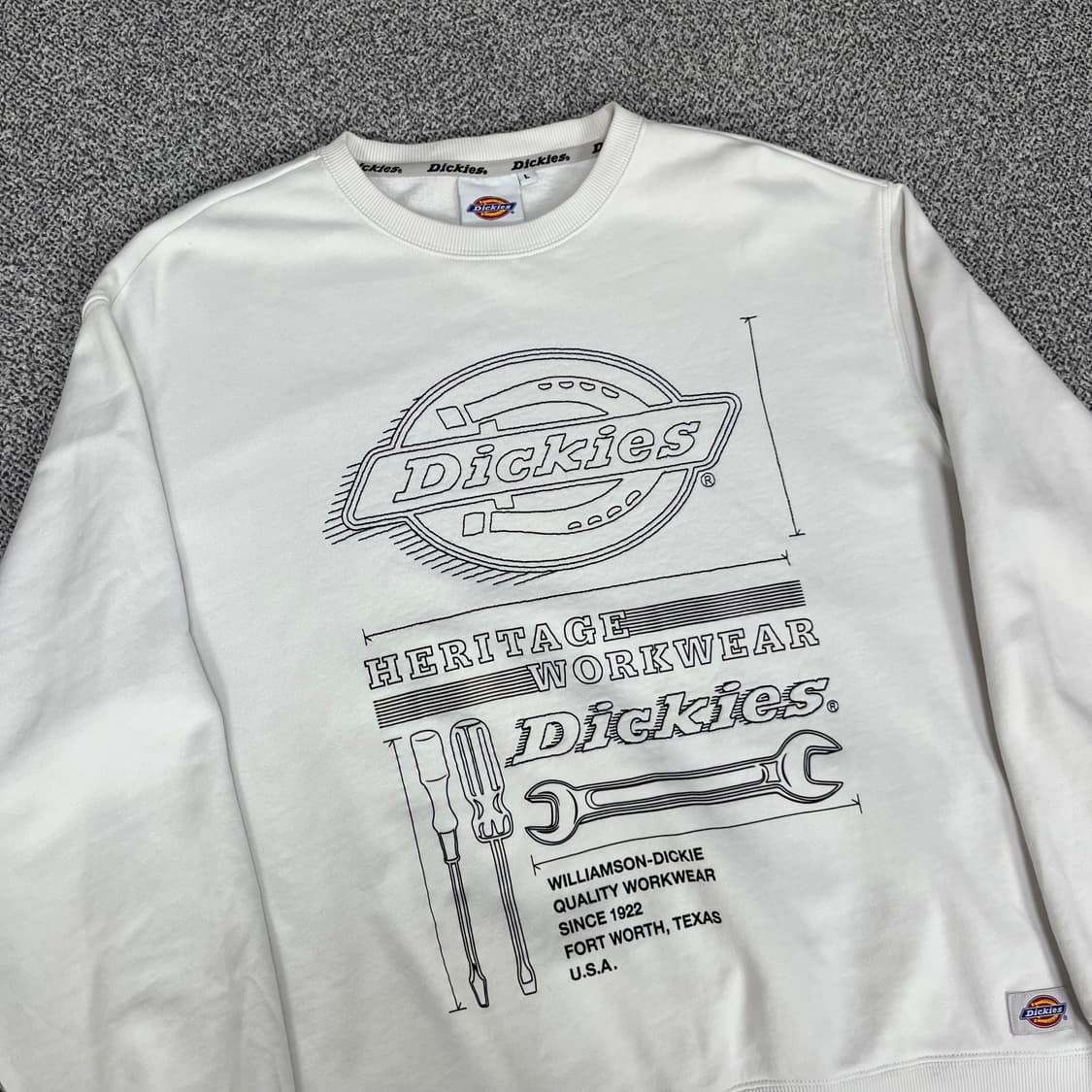 <디키즈 워크웨어 맨투맨> No.1407 상품이미지4