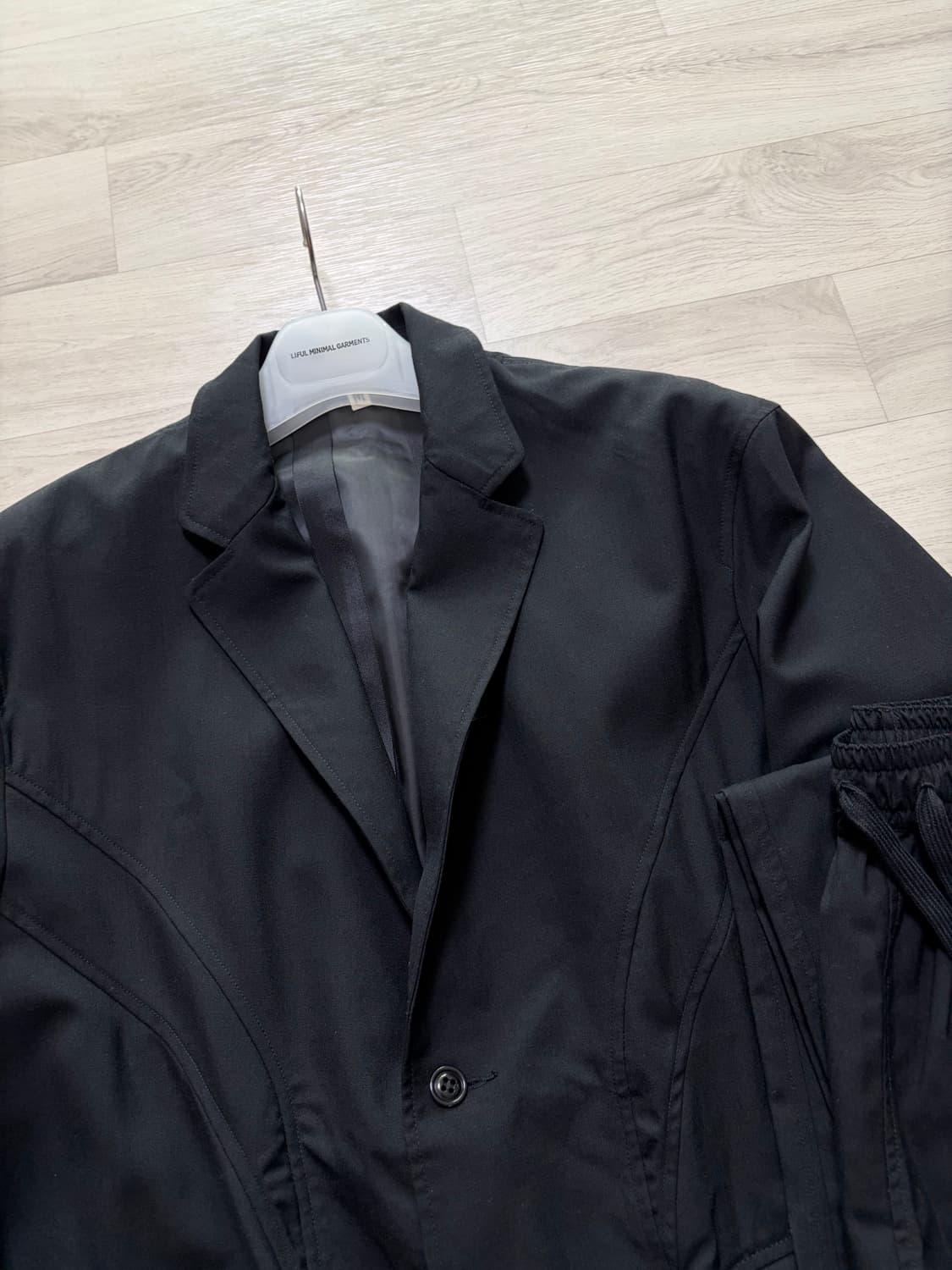 올리브드랩서비스 ODS 슬래거 셋업 블랙 상의 M 하의 S 판매 상품이미지2