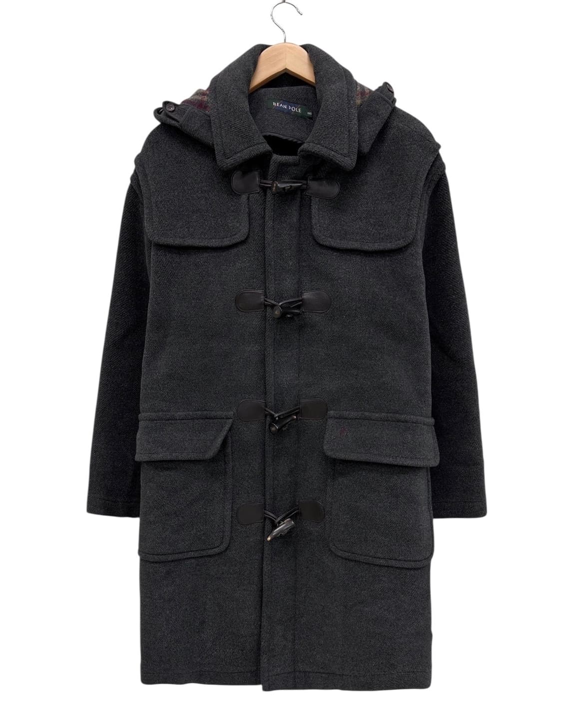 빈폴 울 떡볶이 더플코트 웜차콜 (L) 상품이미지1