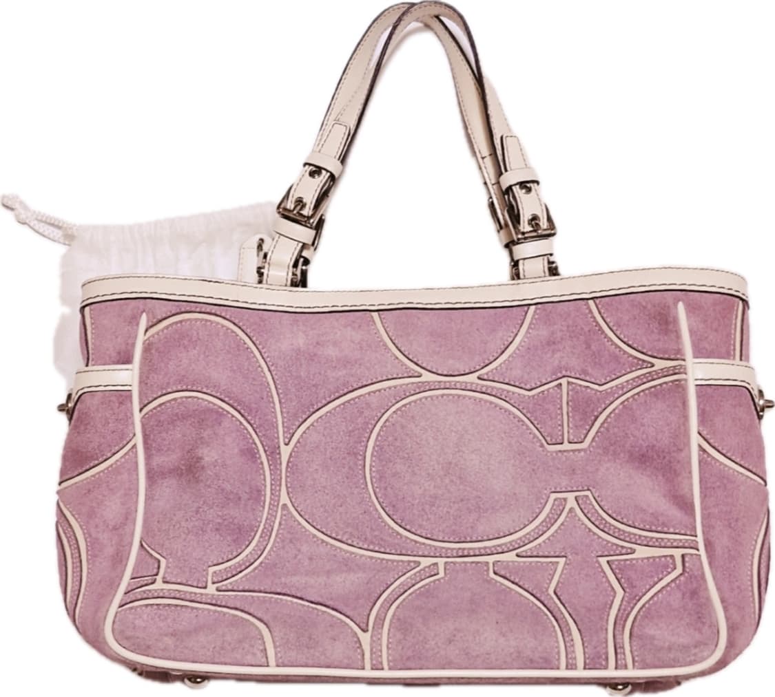 Y2k 빈티지 코치 단종 희귀템 라일락 백  상품이미지5