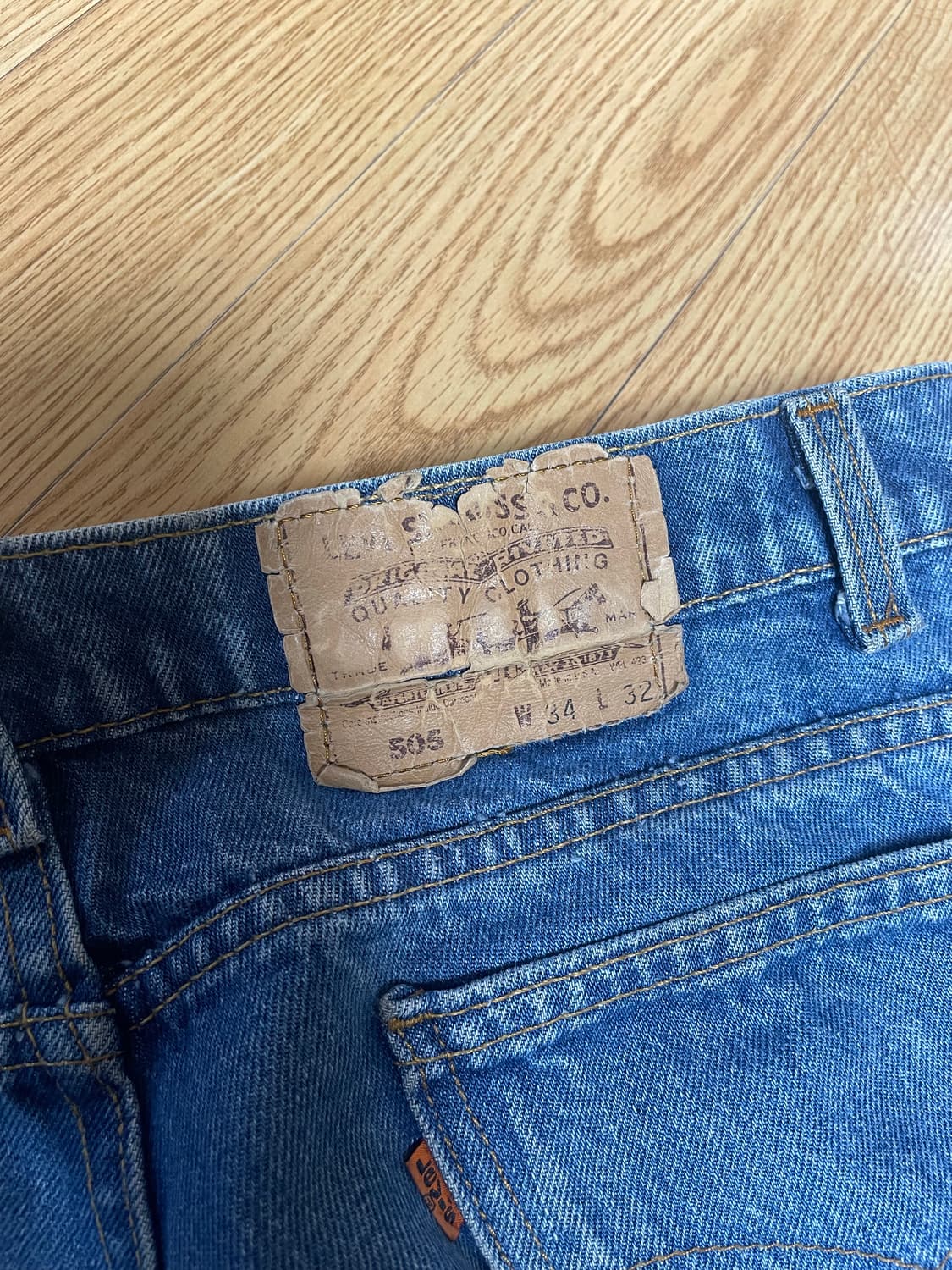 리바이스 오렌지탭 505 34/32 상품이미지3