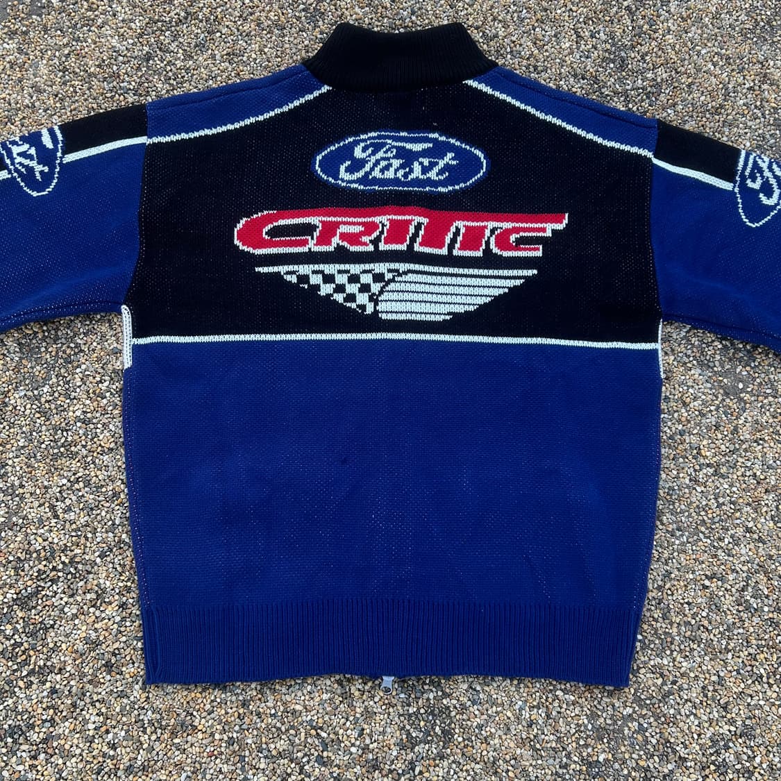 크리틱 포드 콜라보 니트 집업 상품이미지5