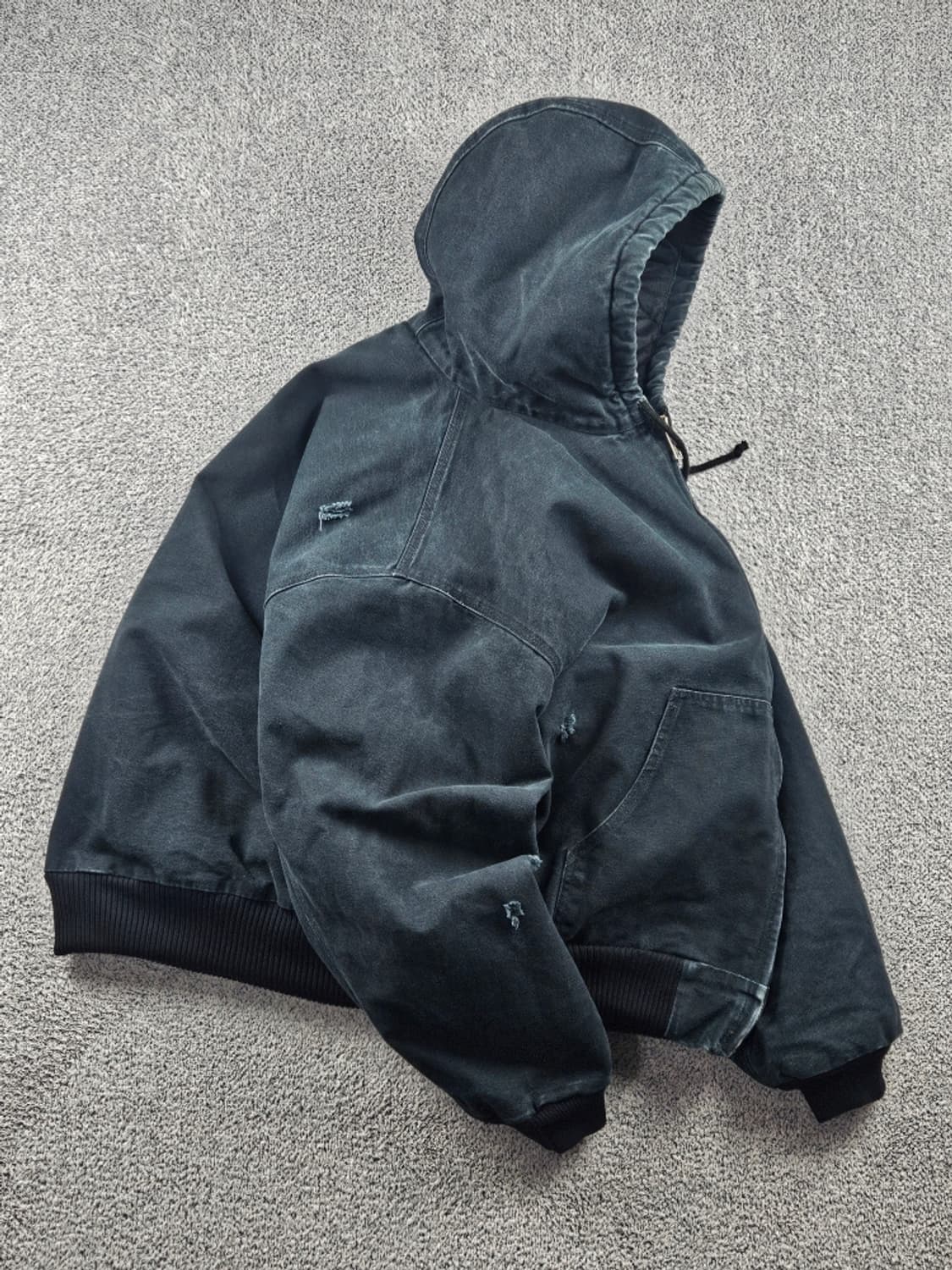 칼하트 J140 덕 캔버스 후드 액티브 워크 자켓 (4XL)/ 10788 상품이미지4