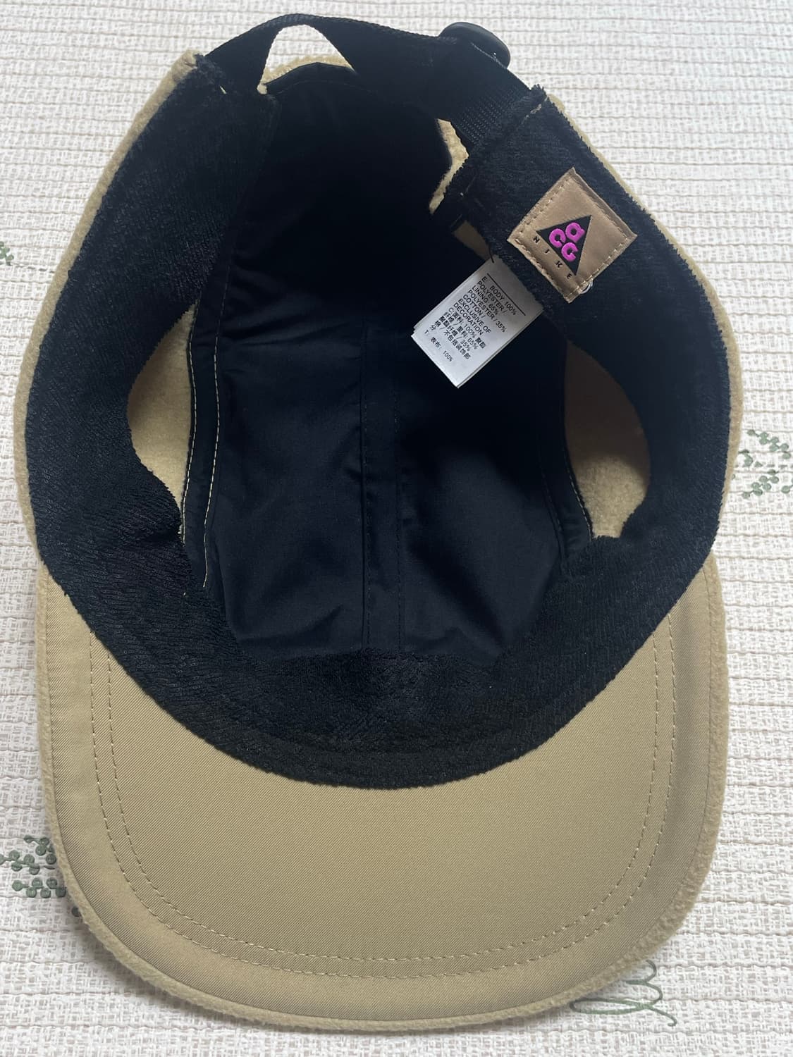 나이키 acg AW84 플리스 캡 베이지 상품이미지4