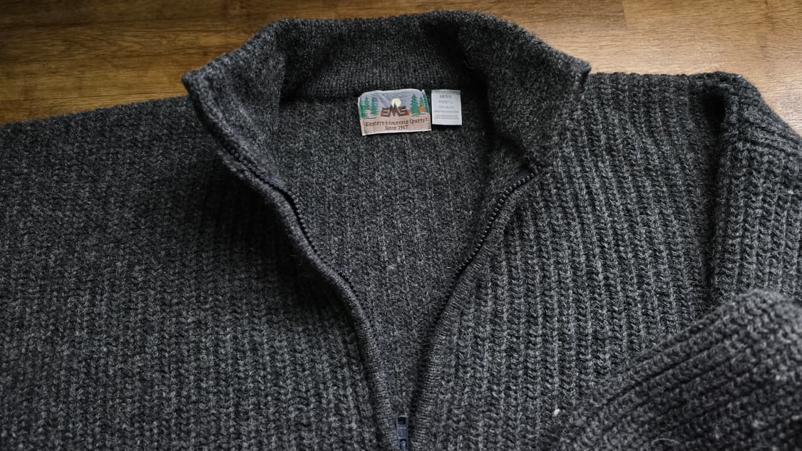 EMS 빈티지 헤비 울 니트 XXL , Made In Hong Kong 상품이미지4