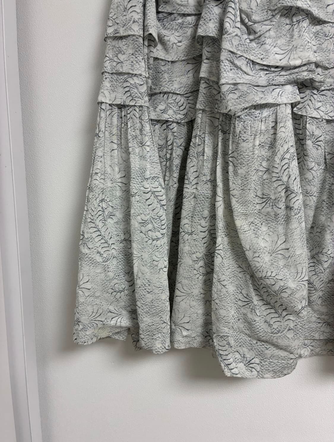 꼼데가르송 패턴 스커트 상품이미지6