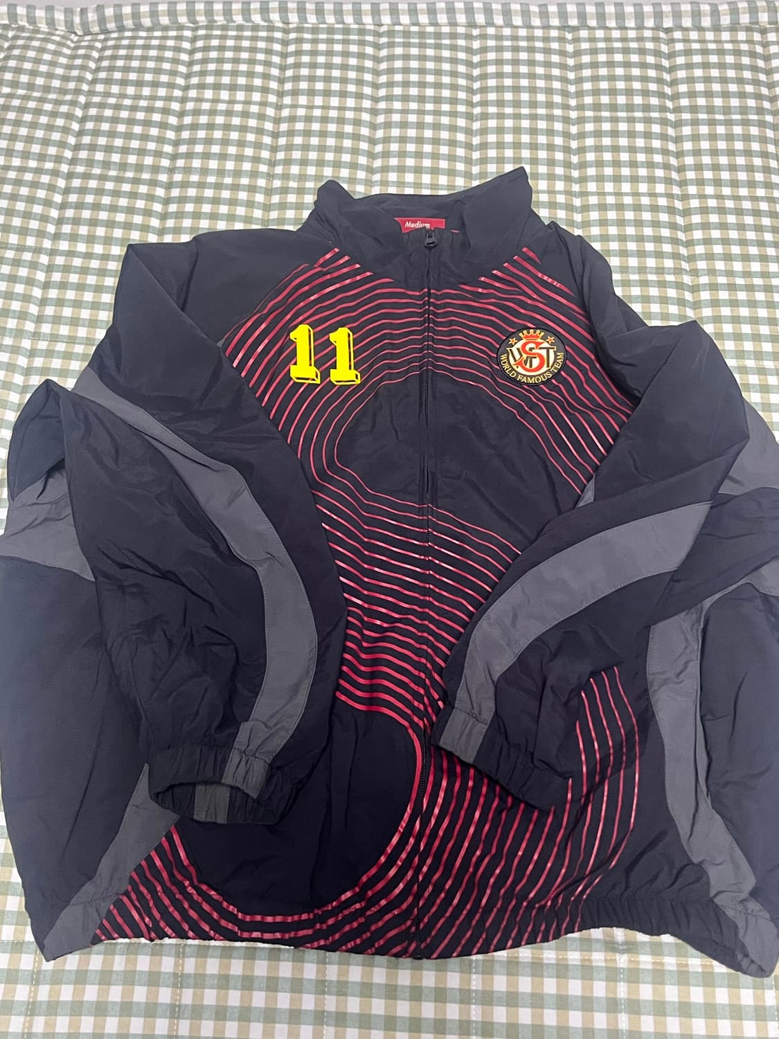 슈프림 s로고 트랙자켓 블랙 m사이즈 상품이미지2