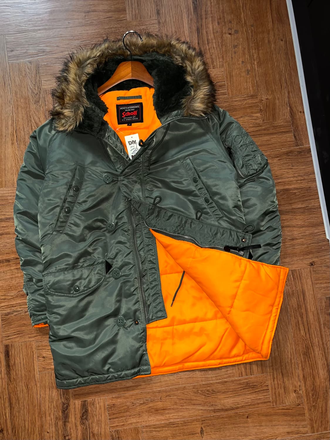 쇼트 밀리터리 N-3B 야상패딩 상품이미지1