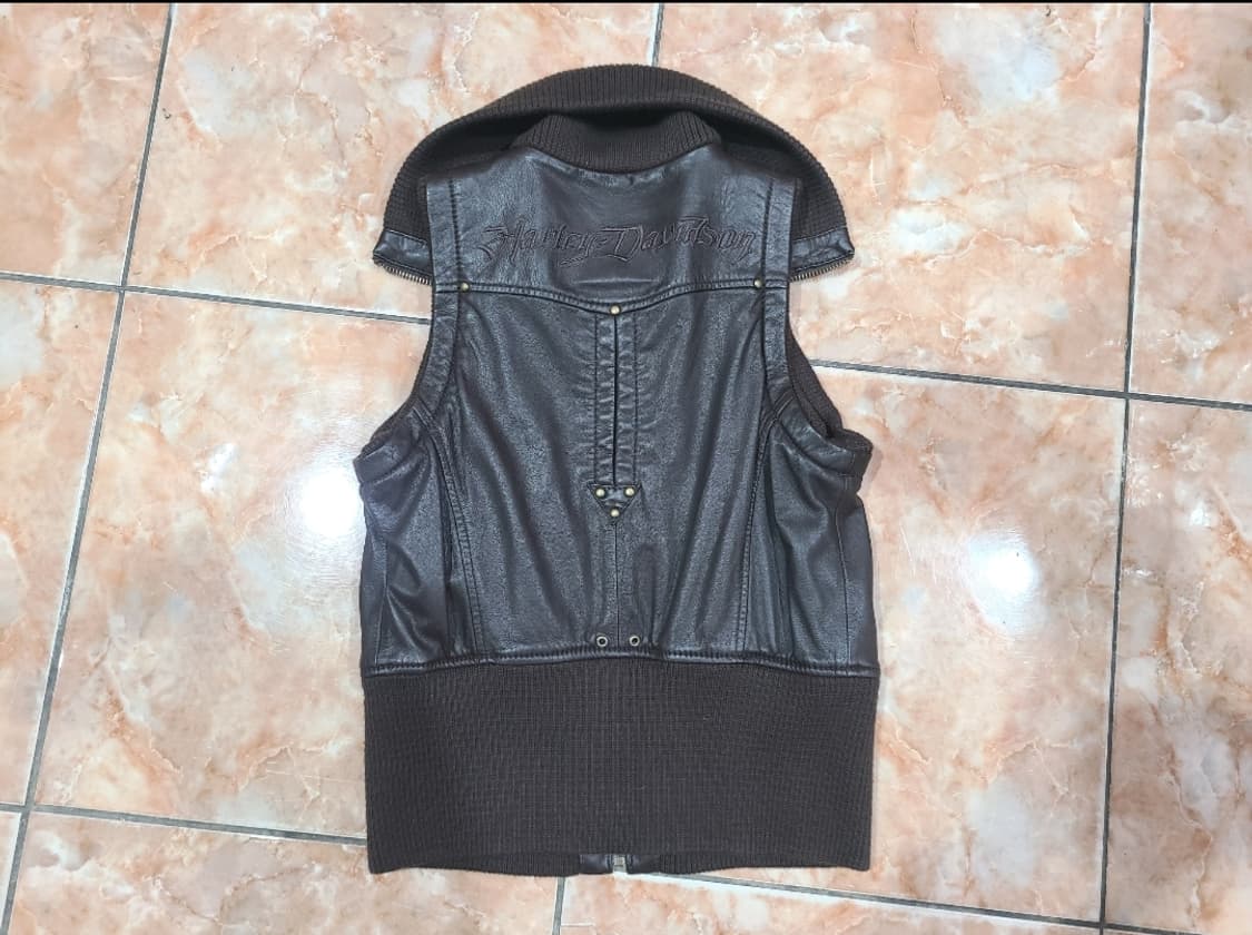 할리데이비슨 우먼스 가죽조끼 XS 상품이미지3