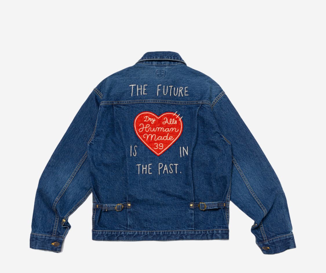 휴먼메이드 데님 자켓 M 사이즈 새상품 HM27JK015 판매합니다. 상품이미지2