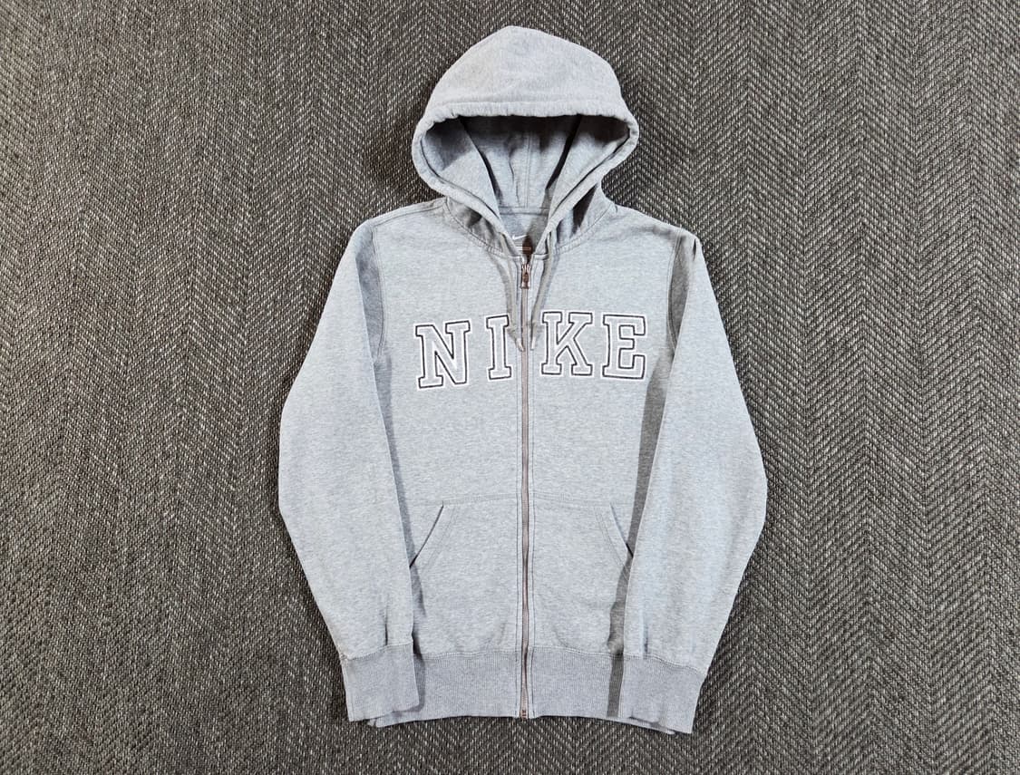 나이키 Nike 레터링 자수로고 후드 집업 상품이미지2