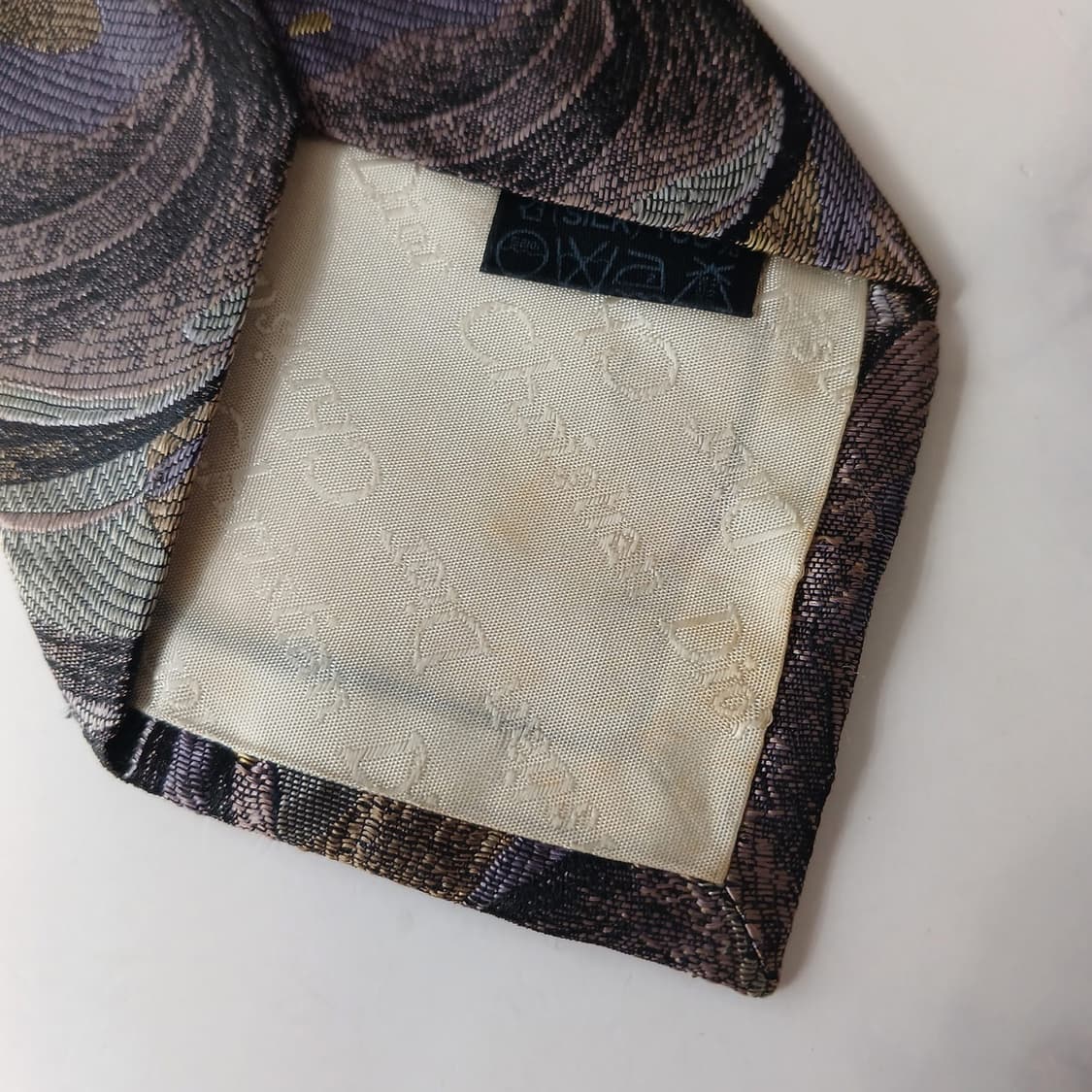 크리스찬 디올 실크 플로럴 자카드 넥타이 8.5cm A등급 A19814 상품이미지8