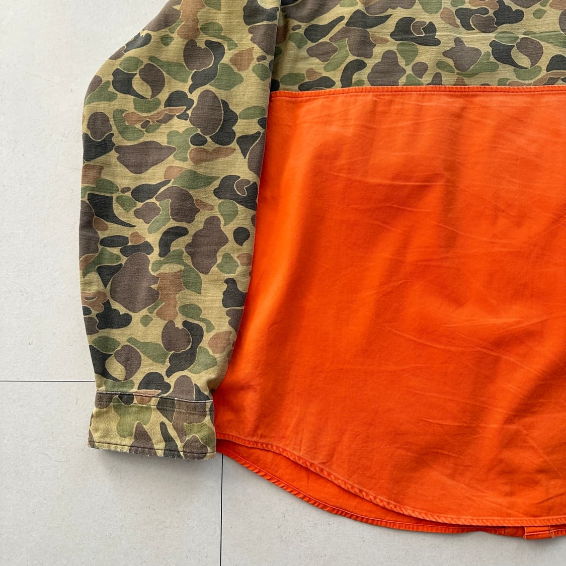 폴로 랄프로렌 스포츠맨 카모 오렌지 헌팅 셔츠 QR인증  상품이미지9