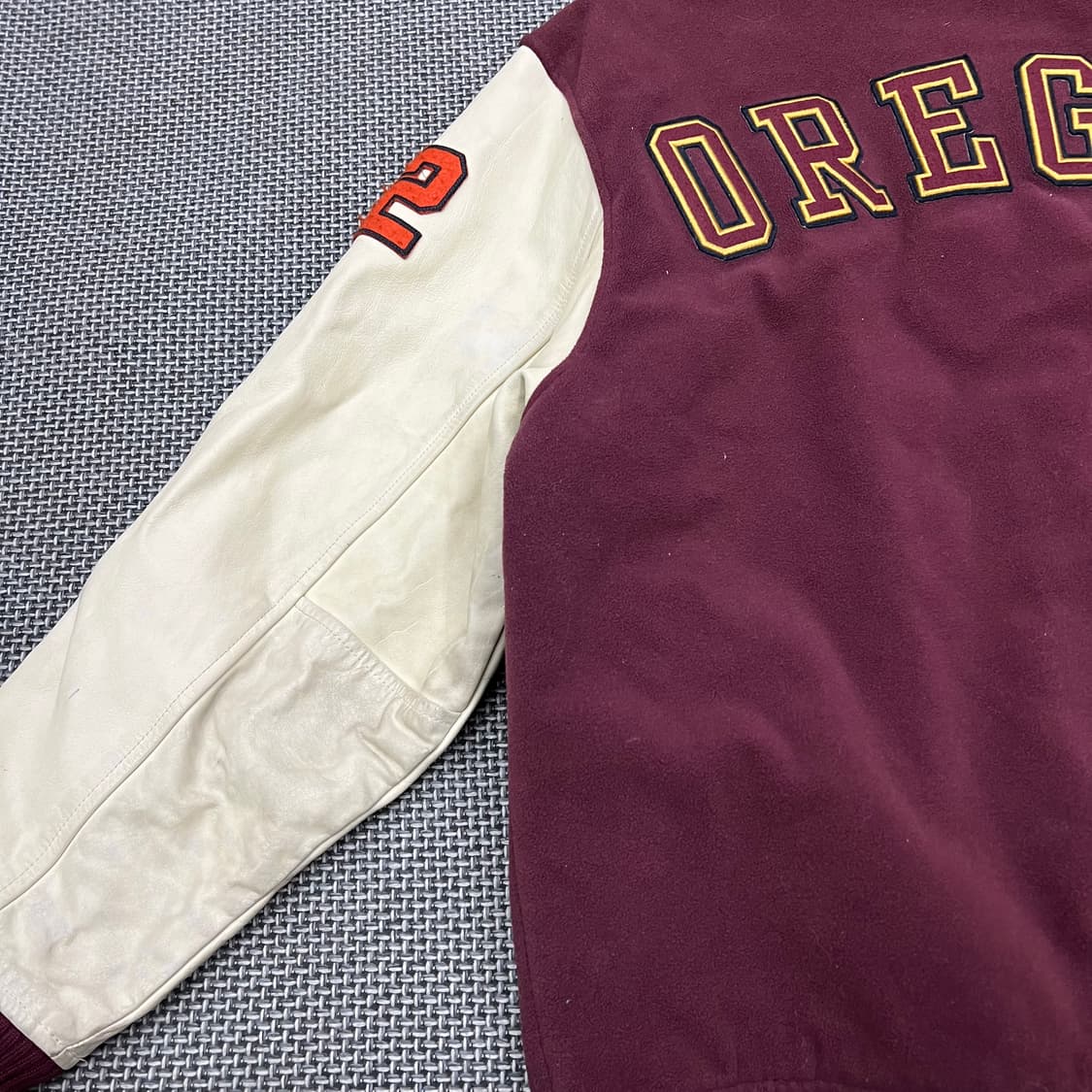 나이키 00s 버건디 바시티 자켓 상품이미지8