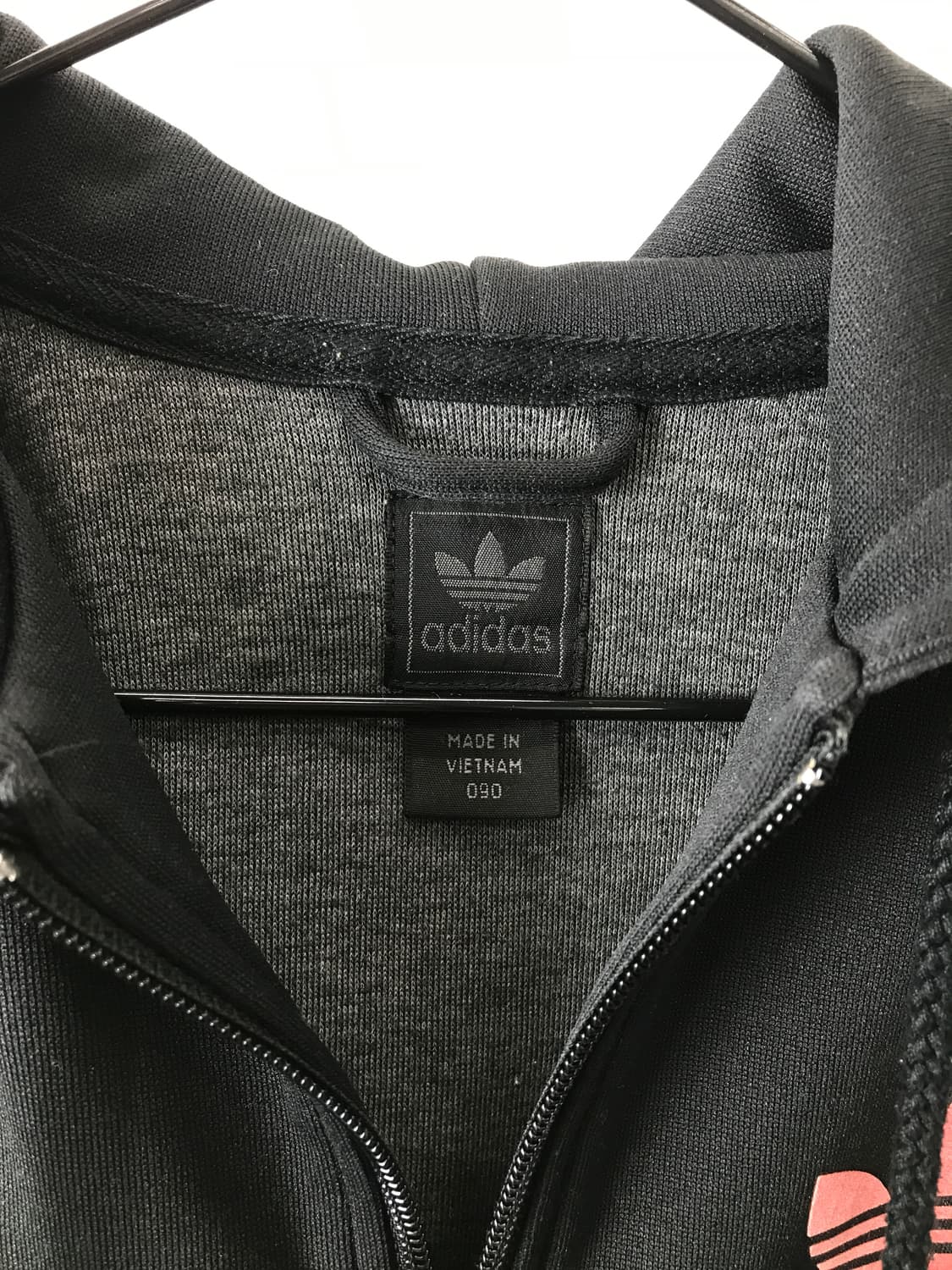 Adidas Black Red Hooded Track Top Jacket 상품이미지6