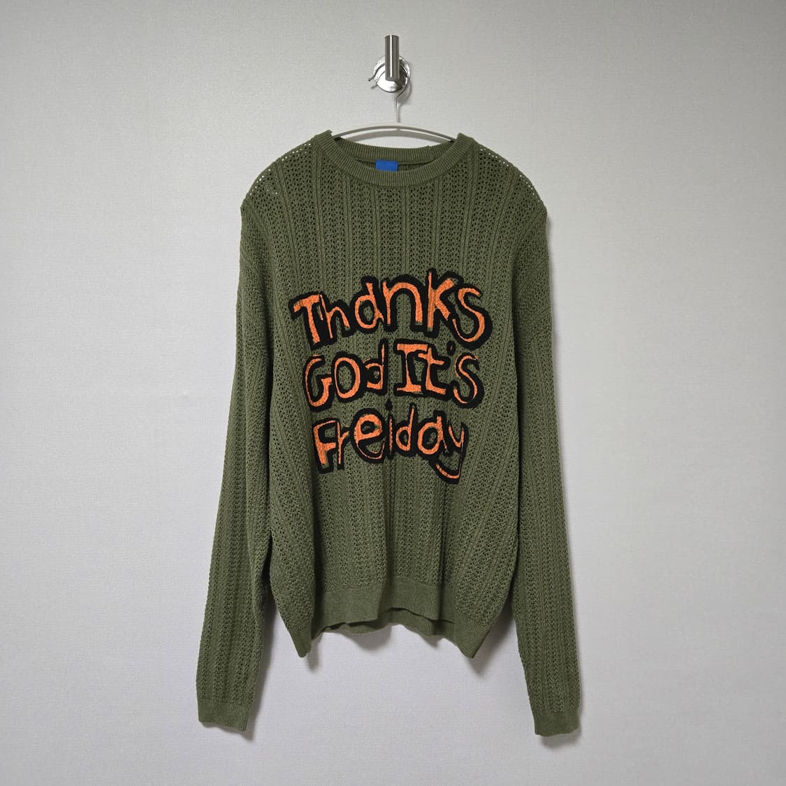 Frei 프라이 슬로건 니트 / 남성 니트/ 여성 니트  상품이미지2